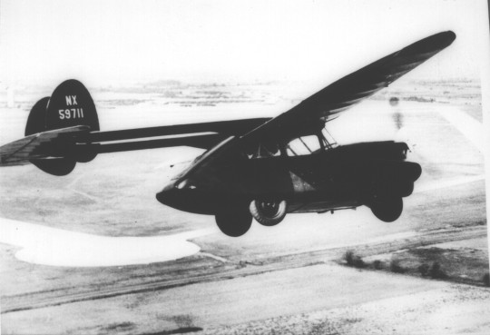 The flying car, seen around Southern Aircraft after WWII.