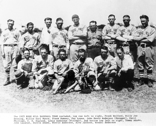 Rose Hill Baseball Players - Garland Texas