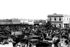 Downtown square looking northeast