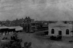 The northeast corner of the Garland Square