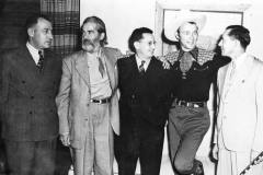 Roy Rogers, "King of the Cowboys," and cinematic sidekick Gabby Hayes