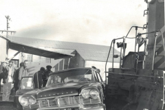 MKT freight train and automobile crash
