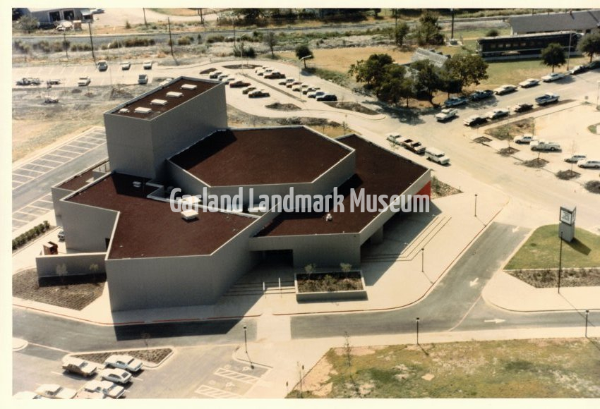 Garland Performing Arts Center (PAC) at 300 N. Fifth Street circa 1984