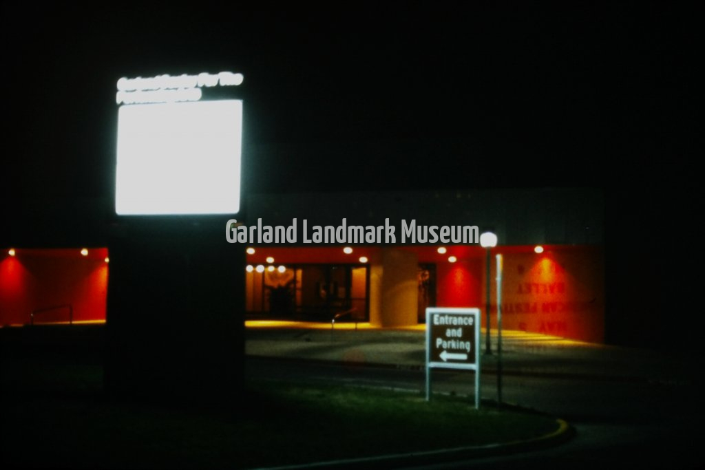 Garland Center for The Performing Arts sign in front of Performing Arts Center