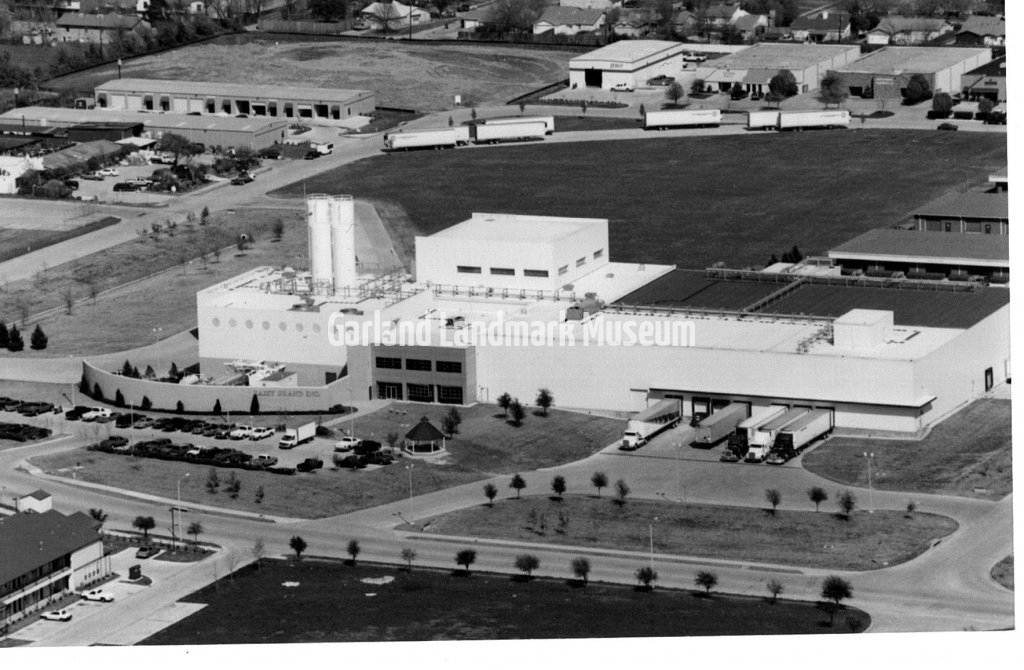Daisy Sour Cream Plant (Daisy Brands, Inc). Rohde's organic nursery left background 1989