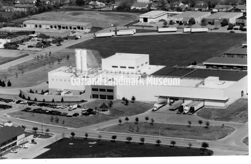 Daisy Sour Cream Plant (Daisy Brands, Inc). Rohde's organic nursery left background 1989