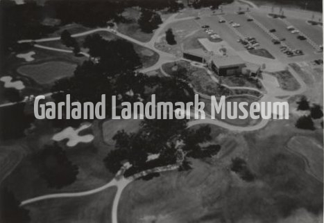 Aerial photo of Firewheel Old Course and parking lot.