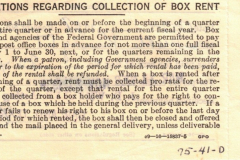 Receipt for P.O. Box 204, 12-26-1957