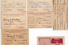 Supreme Forest Woodemen Circle Membership Cards and Wallet