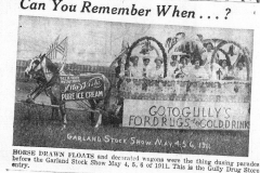 Photograph-Garland Stock Show/Gully's Float, May 4,5,6, 1911