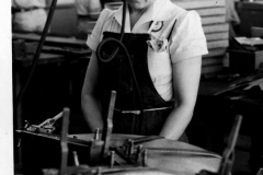 Woman operating press - Southern Aircraft 1940's