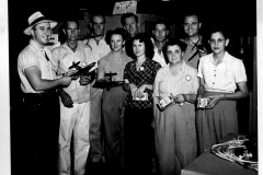 Group, some holding plane models 1940's