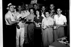 Group, some holding plane models 1940's