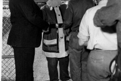 Santa Claus at Southern Aircraft, Dec. 21, 1945