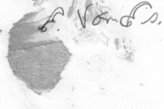Man at desk, July 1945  (Name on back of photo)