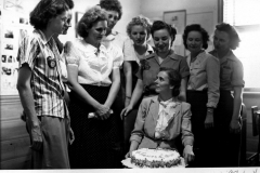 Southern Aircraft - Frances H. Brown with her special cake