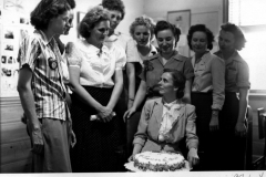 Southern Aircraft - Frances H. Brown with her special cake