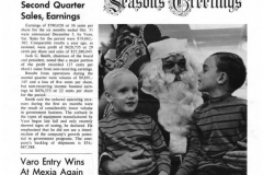 Newsletter -"Varometer" publication, December 1969, page 1
