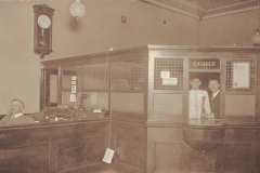 Photograph, Interior of National Bank of Garland