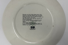 Commemorative Plate, Garland High School Memorial