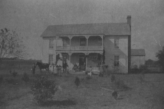 "Cedarcroft," home of G. W. and Kate James on Duck Creek, built in 1881.