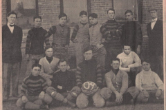 Photograph, 1909 Garland High School football team.