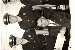 Police Chief presenting commendations