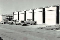 Central Fire Station. New Central Fire Station at 1019 Austin Street under construction in 1967.