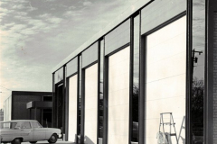 Central Fire Station under construction at 1019 Austin Street in 1967.