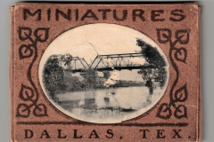 Fold-out booklet of photos of Dallas circa 1906.