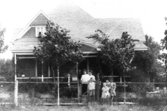 Original Peter Handley home, present NE corner of Ave D and Glenbrook