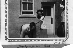 Doris Manzer and Principal Glaze, Garland High School