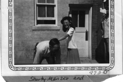 Doris Manzer and Principal Glaze, Garland High School