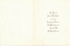 Invitation - Garland High School Commencement Exercises, 1942