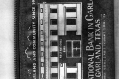 Bank Deposit Bag - First National Bank in Garland