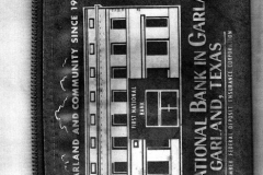 Bank Deposit Bag - First National Bank in Garland