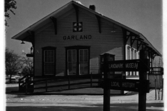 South end of Depot with snow on ground (1983)