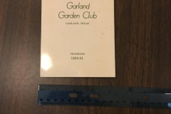 The Garland Garden Club Yearbook  1950-1951