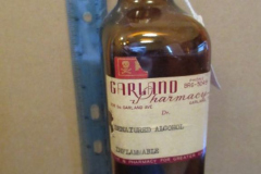 Denatured Alcohol Bottle from Garland Pharmacy