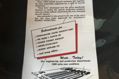 IMCO Advertising Portfolio 952-1953.