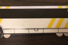 Folded Paper Model DART Bus/Railcar