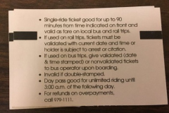 1997 DART Single Ride Ticket