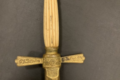 Odd Fellow ceremonial sword and scabbard