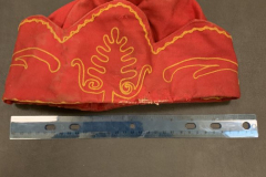"Independent Order of Odd Fellows. Red ceremonial hat.