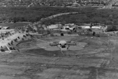 Aerial Photo - Softball complex and Surf & Swim on Oates Road 1989