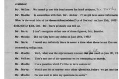 The minutes of the City Council meeting October 4, 1955