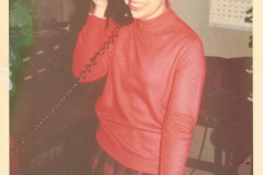 Precision employee at an office party