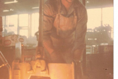 Precision employee at work