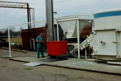IMCO 1998. Med waste dump station and mulcher. Intercontinental MFG. CO., INC.