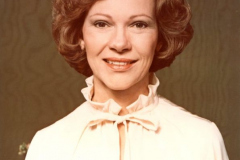 Portrait photo of Rosalynn Carter, wife of President Jimmy Carter.